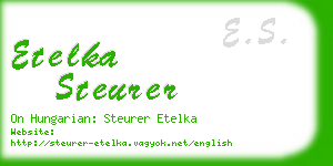 etelka steurer business card